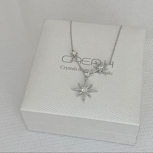 Starburst Necklace with Swarovski Crystals